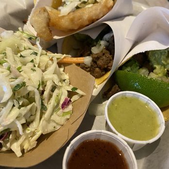 La Reforma Brewery - 4 Taco Plate with Slaw - Breweries Near Me - Albuquerque, New Mexico