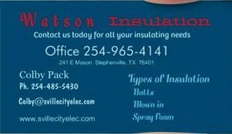 Slide of Watson Insulation