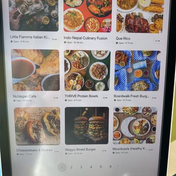 Que Rico - Kiosk of one page of restaurants - Puerto Rican Near Me - Alexandria, Virginia