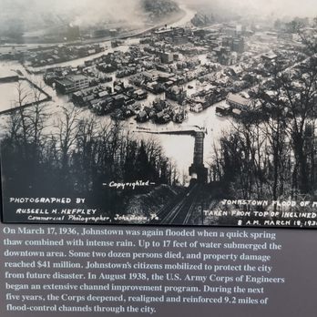 Inclined Plane - March 17, 1936 Flood Photo - Landmarks & Historical Buildings Near Me - Johnstown, Pennsylvania