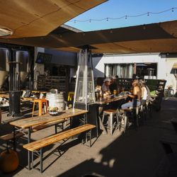 Culture Brewing - Large back patio perfect for large parties or private events.