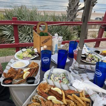 Crabby's Oceanside - Crab, oysters, Crispy Fries, House Salad - Seafood Near Me - Daytona Beach, Florida