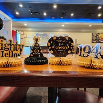 Bawarchi Biryanis Schaumburg - a table with cupcakes and decorations - Indian Near Me - Schaumburg, Illinois