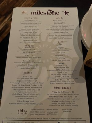 Menu photo 6 Milestone - Mystic Mystic, CT Menu photo 6 Milestone - Mystic Mystic, CT