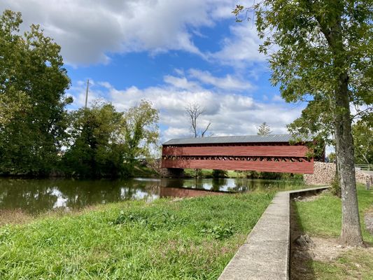 Historic Sachs Covered Bridge by null