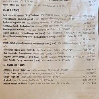 Maple Landing - Beer menu - Barbeque Near Me - Dallas, Texas Maple Landing - Beer menu - Barbeque Near Me - Dallas, Texas