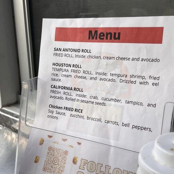 Crusin Sushi - Menu - Food Trucks Near Me