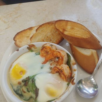 Cream Pot - Shrimp baked eggs - Breakfast & Brunch Near Me - Honolulu, Hawaii