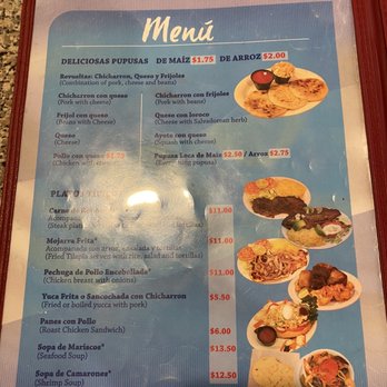 Pupuseria Doña Azucena - Menu 01/2020 - Latin American Near Me - Arlington, Virginia Pupuseria Doña Azucena - Menu 01/2020 - Latin American Near Me - Arlington, Virginia