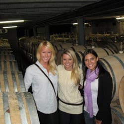 Nz Wine Pro - Clients in the Barrel Room at Kumeu River Wines