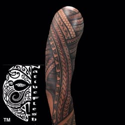 Native Flesh Tattoo - Freehand arm tribal tattoo done by myself here at native flesh tattoo
