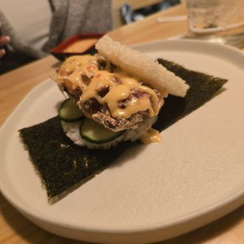 Kyuramen - Suwanee - Soft Shell Crab Rice Burger - Ramen Near Me - Suwanee, Georgia