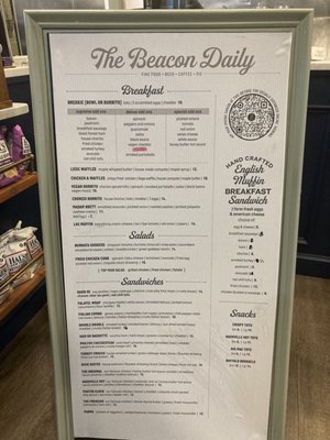 Menu photo 2 The Beacon Daily Beacon, NY