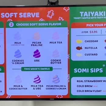 Somisomi - Menu on 12/5/2021 - Desserts Near Me - Frisco, Texas Somisomi - Menu on 12/5/2021 - Desserts Near Me - Frisco, Texas