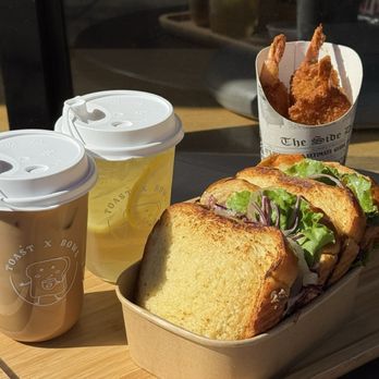 Toast x Bowl - Bulgogi Bliss, Sweet & Spicy Chicken, Shrimpy Crunch - Sandwiches Near Me - Hoboken, New Jersey Toast x Bowl - Bulgogi Bliss, Sweet & Spicy Chicken, Shrimpy Crunch - Sandwiches Near Me - Hoboken, New Jersey