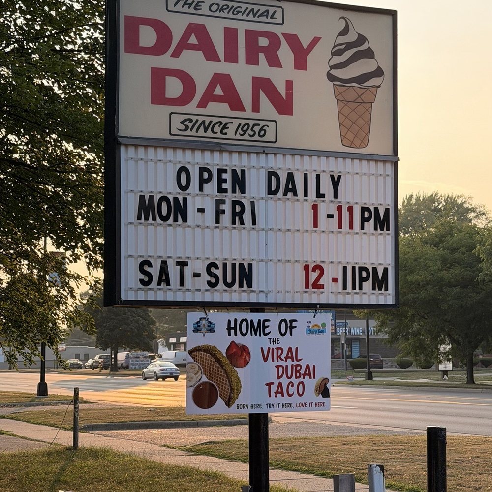 Dairy Dan - Ice Cream & Frozen Yogurt Near Me - Westland, Michigan Dairy Dan - Ice Cream & Frozen Yogurt Near Me - Westland, Michigan