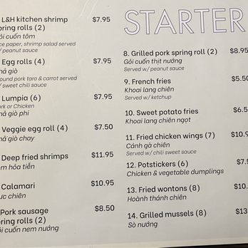 LH Kitchen - Menu - Vietnamese Near Me - TRACY, California