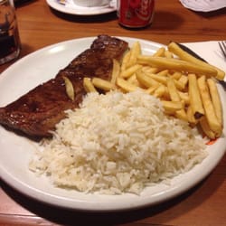 Parme Pizzaria - Steak, chips and rice