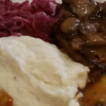 Schmankerl Stube - Meatloaf, red cabbage, mashed potatoes, Lunch - German Near Me - Hagerstown, Maryland Schmankerl Stube - Meatloaf, red cabbage, mashed potatoes, Lunch - German Near Me - Hagerstown, Maryland