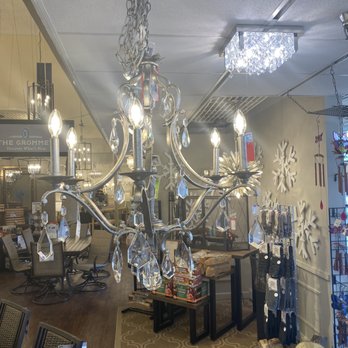 Hortons Home Lighting - Gorgeous dining room chandelier with a modern finish and chunky beautiful crystals - Hardware Stores Near Me - La Grange, Illinois Hortons Home Lighting - Gorgeous dining room chandelier with a modern finish and chunky beautiful crystals - Hardware Stores Near Me - La Grange, Illinois