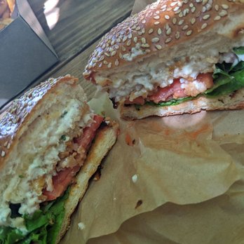 Acme Burger - Lightly fried Pacific cod with garlic aoli sauce (sauce per request) - Burgers Near Me - Cotati, California