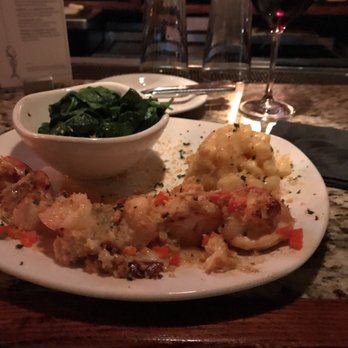 Bonefish Grill - Lobster Stuffed Shrimp with sautéed spinach & Potatoes Au Gratin - Seafood Near Me - Virginia Beach, Virginia Bonefish Grill - Lobster Stuffed Shrimp with sautéed spinach & Potatoes Au Gratin - Seafood Near Me - Virginia Beach, Virginia