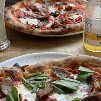 Pizzeria Bianco - I can't remember what my husband got, but mine was a Margherita Pizza with Fennel Sausage - Pizza Near Me - Phoenix, Arizona Pizzeria Bianco - I can't remember what my husband got, but mine was a Margherita Pizza with Fennel Sausage - Pizza Near Me - Phoenix, Arizona