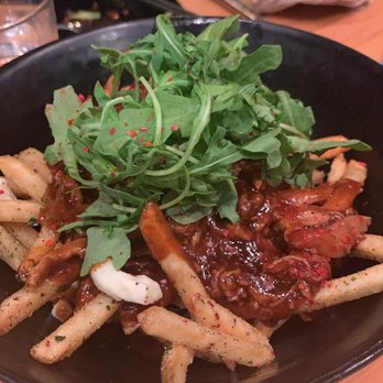 Block Kitchen + Bar - Pulled duck poutine - Sandwiches Near Me - Banff, Alberta Block Kitchen + Bar - Pulled duck poutine - Sandwiches Near Me - Banff, Alberta