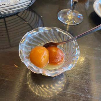 India House - Complimentary gulab jamun with the check. Nice. - Indian Near Me - Chicago, Illinois India House - Complimentary gulab jamun with the check. Nice. - Indian Near Me - Chicago, Illinois