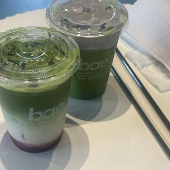 Coffeebae - strawberry matcha and black sesame matcha - Coffee & Tea Near Me - Tukwila, Washington Coffeebae - strawberry matcha and black sesame matcha - Coffee & Tea Near Me - Tukwila, Washington