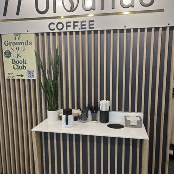 77 Grounds Coffee - Utensils area - Coffee & Tea Near Me - Davidson, North Carolina 77 Grounds Coffee - Utensils area - Coffee & Tea Near Me - Davidson, North Carolina