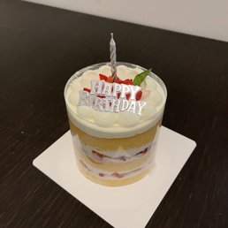 4" Strawberry Chiffon Cake