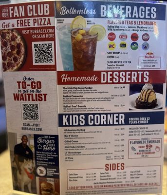 Menu photo 1 Bubba's 33 Texarkana, TX Menu photo 1 Bubba's 33 Texarkana, TX