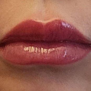 Everyday Beauty by Nice Stacey - Lip blush. With gloss, before touch up (1 week after getting it done). - Permanent Makeup Near Me - San Gabriel , California