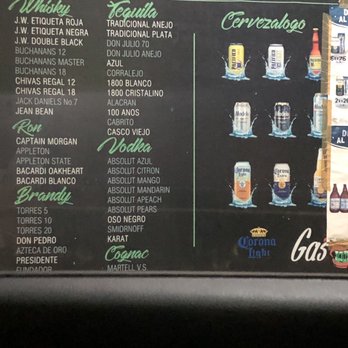 Gas Drinky - Menu - Cocktail Bars Near Me - Tepic, NAY
