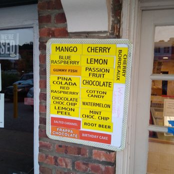 Capri Homemade Italian Water Ice - The menu! - Ice Cream & Frozen Yogurt Near Me - Wayne, Pennsylvania