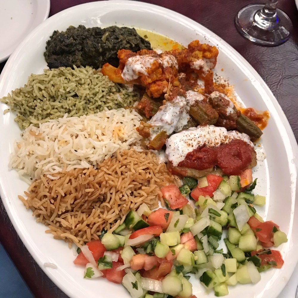 Khyber Pass - Vegetarian plate - Afghan Near Me - Montreal, Quebec Khyber Pass - Vegetarian plate - Afghan Near Me - Montreal, Quebec