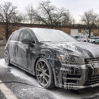Rise N Shine - Foam baths extra safe for paint.  We also dry the car with filtered air to help keep that swirl free finish - Auto Detailing Near Me - Crofton, Maryland