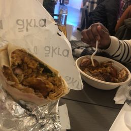 Jollof wrap and bowl