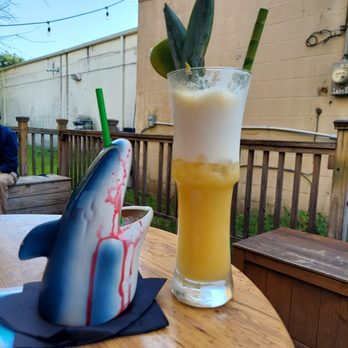 Lei Low - Shark Infested Waters and Fire in the Fuselage - Cocktail Bars Near Me - Houston, Texas Lei Low - Shark Infested Waters and Fire in the Fuselage - Cocktail Bars Near Me - Houston, Texas
