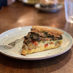 Stimulus Coffee + Bakery - Veggie sausage quiche