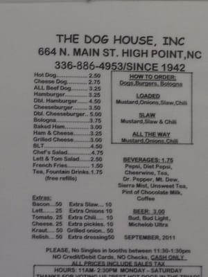 Menu photo 8 The Dog House High Point, NC Menu photo 8 The Dog House High Point, NC