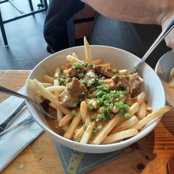 Druthers Brewing - Poutine - my husband said it was delicious - Brewpubs Near Me - Schenectady, New York