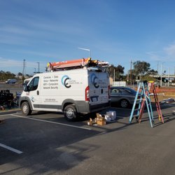 Custom Computers - Cable / Camera and Network installation van.