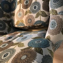 Hudson's Furniture - Gap in back from sitting on cushion one time