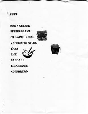 Menu photo 1 Pitt's Place Trenton, NJ