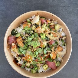 Poke bowl with Tuna and Salmon Poke bowl with Tuna and Salmon