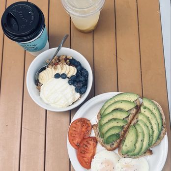 Baba Coffee - Carlsbad - Avocado Toast & Eggs. Granola Bowl. Iced Lemon, Honey, Ginger. Regular Black Coffee. - Coffee & Tea Near Me - Carlsbad, California
