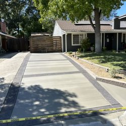 Crest Landscape - New driveway completed