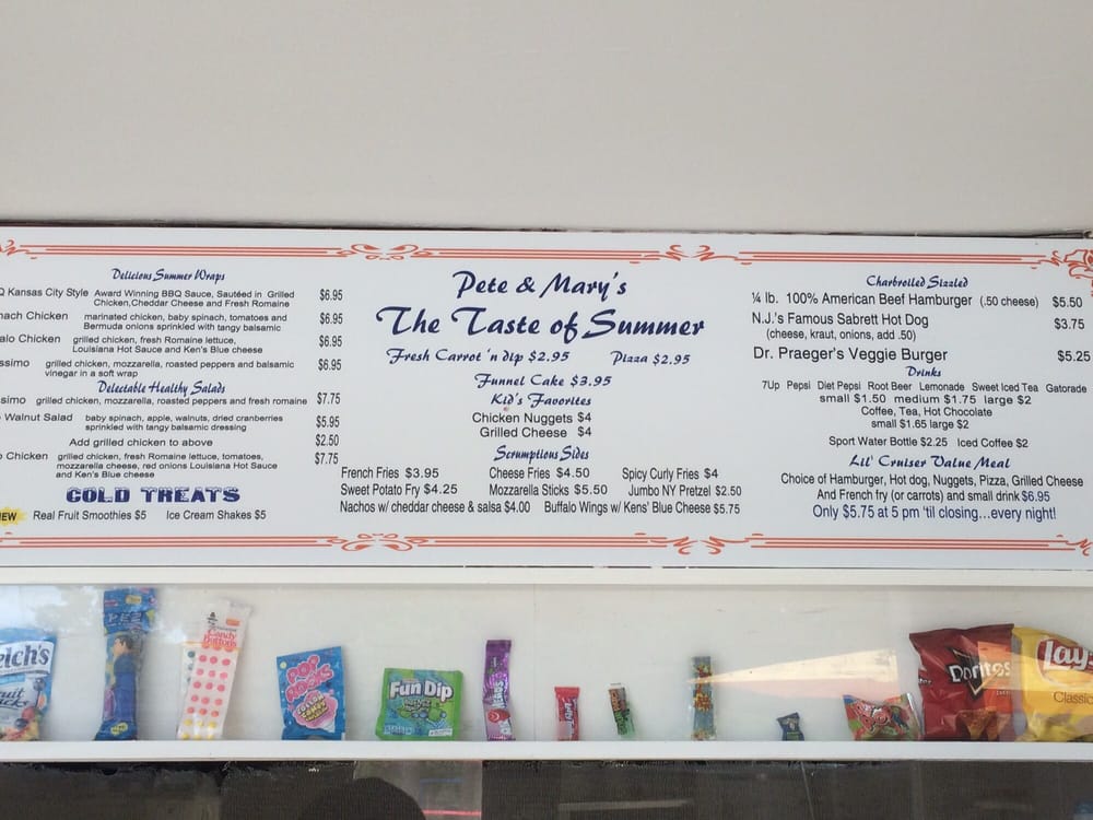 Pete & Mary's Concession Logo